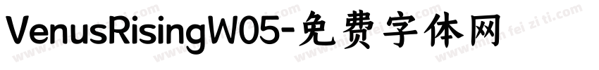 VenusRisingW05字体转换