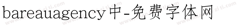 bareauagency中字体转换