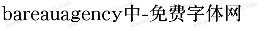 bareauagency中字体转换