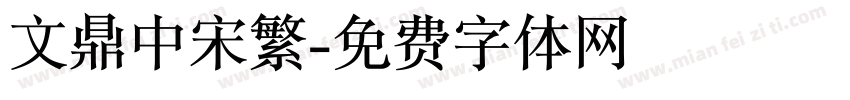 文鼎中宋繁字体转换