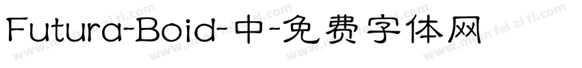 Futura-Boid-中字体转换