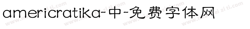 americratika-中字体转换