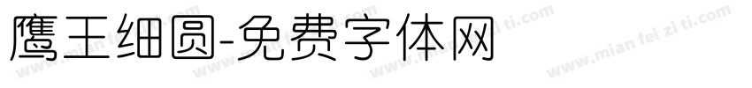 鹰王细圆字体转换