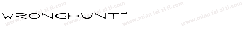 wronghunt字体转换