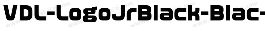 VDL-LogoJrBlack-Blac字体转换