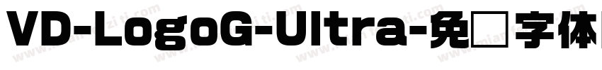 VD-LogoG-Ultra字体转换