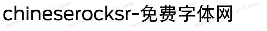 chineserocksr字体转换