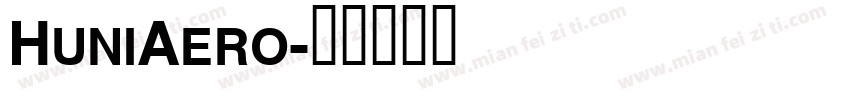HuniAero字体转换