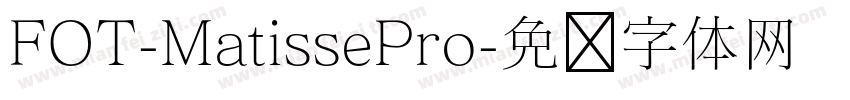 FOT-MatissePro字体转换