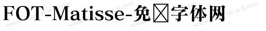 FOT-Matisse字体转换