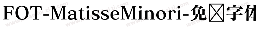 FOT-MatisseMinori字体转换