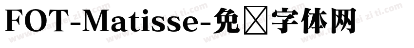 FOT-Matisse字体转换