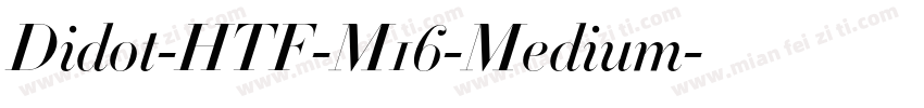 Didot-HTF-M16-Medium字体转换