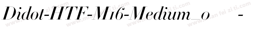 Didot-HTF-M16-Medium_0手机版字体转换