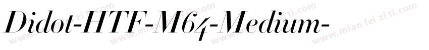Didot-HTF-M64-Medium字体转换