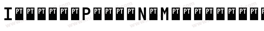 ItalianPlateNoMono字体转换