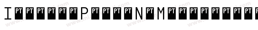 ItalianPlateNoMono字体转换