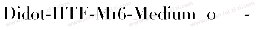 Didot-HTF-M16-Medium_0手机版字体转换
