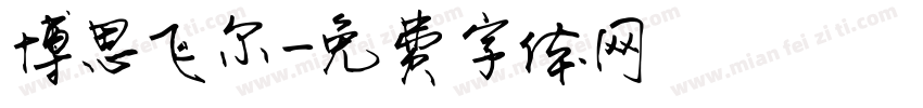 博思飞尔字体转换