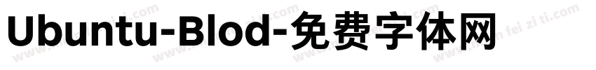 Ubuntu-Blod字体转换