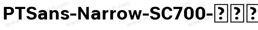 PTSans-Narrow-SC700字体转换