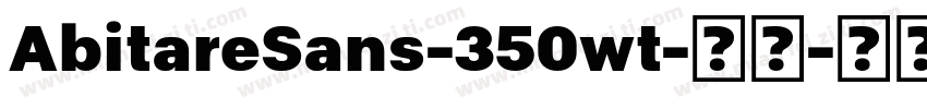 AbitareSans-350wt-常规字体转换