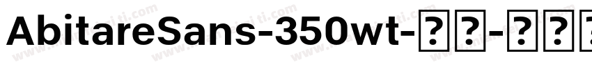 AbitareSans-350wt-常规字体转换
