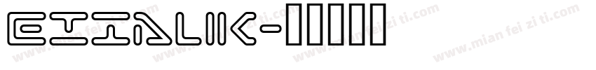 EIiAuK字体转换