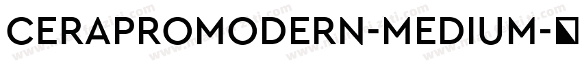 CERAPROMODERN-MEDIUM字体转换