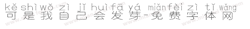 可是我自己会发芽字体转换