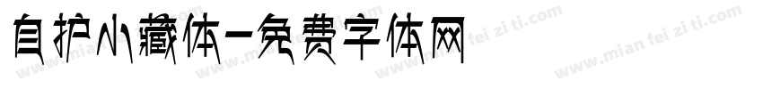 自护小藏体字体转换
