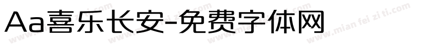 Aa喜乐长安字体转换