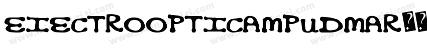 EIectroOpticAmpudMar字体转换