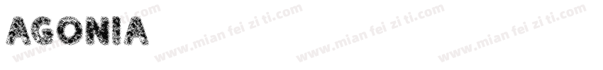 Agonia字体转换