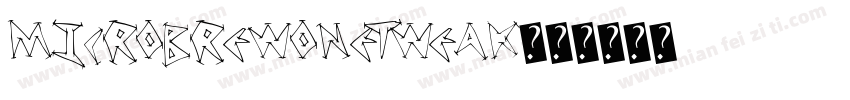 MicrobrewOneTweak字体转换