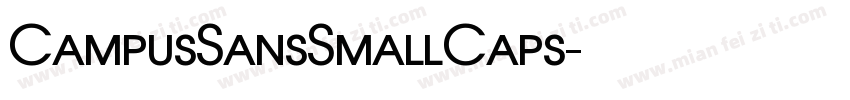 CampusSansSmallCaps字体转换