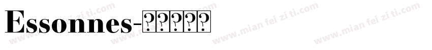 Essonnes字体转换