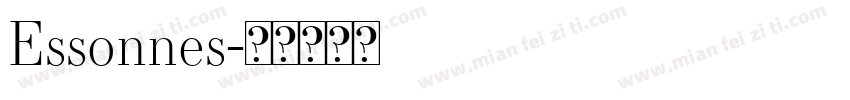 Essonnes字体转换