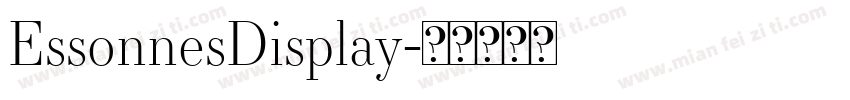 EssonnesDisplay字体转换