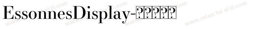 EssonnesDisplay字体转换