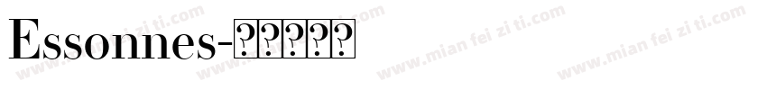 Essonnes字体转换