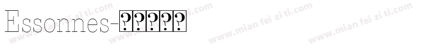 Essonnes字体转换