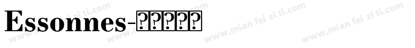 Essonnes字体转换