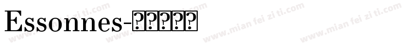 Essonnes字体转换
