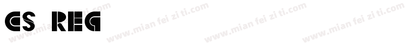 cs_reg字体转换