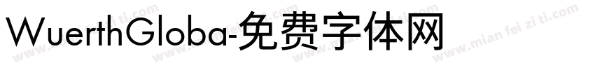 WuerthGloba字体转换