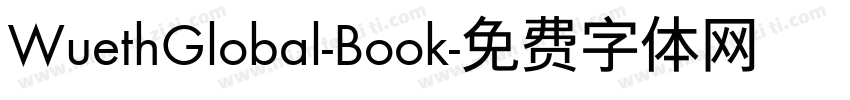 WuethGlobal-Book字体转换