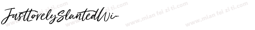 JustLovelySlantedWi字体转换