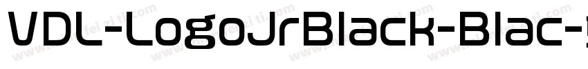VDL-LogoJrBlack-Blac字体转换