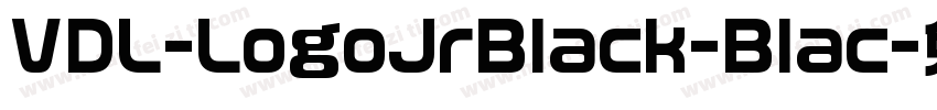 VDL-LogoJrBlack-Blac字体转换